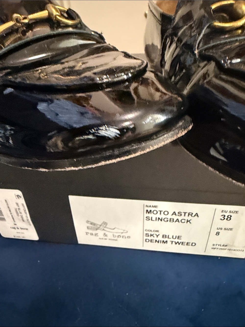 Gucci Black Patent Leather Horsebit Loafers - Picture 2 of 5